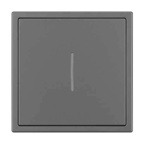 Механизм звонкового выключателя LED SWT-NOBE-MKR1-SFPL-L-GR (230V, 10A) (Arlight, Серый базальт)
