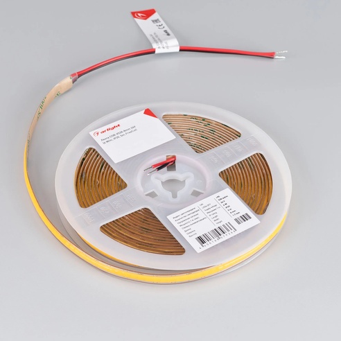 Лента светодиодная COB-X528-8mm 24V Warm2700 (6 W/m, IP20, 5m, FreeCut) (Arlight, Свободная резка)