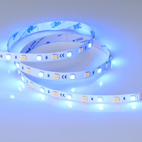 Лента светодиодная RT-B60-10mm 24V RGBW-Day (14.4 W/m, IP20, 5060, 5m) (Arlight, Открытый)
