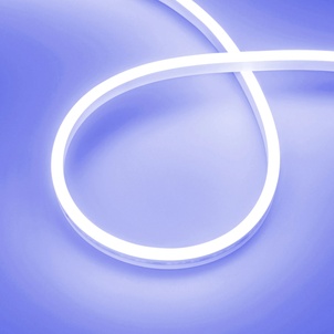 Лента светодиодная герметичная AURORA-PS-A120-12x6mm 24V Blue (10 W/m, IP65, 2835, 5m) (Arlight, Силикон)