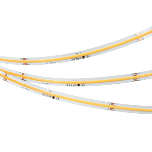 Лента светодиодная SPI-COB-X378-12mm 24V Warm3000-PX63-BPT (7 W/m, IP20, 5m) (Arlight, бегущий огонь)