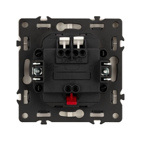 Механизм выключателя двухклавишный непроходной LED SWT-NOBE-MK02-SFPL-L-IS (230V, 10A) (Arlight, Никель)