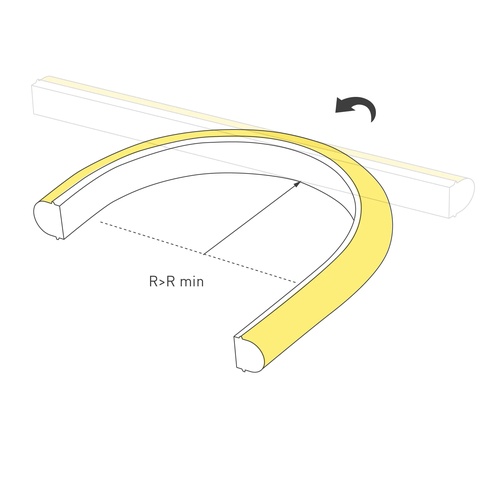 Лента светодиодная герметичная MOONLIGHT-TOP-G120-16x15mm 24V RGB (12 W/m, IP67, 5m, wire x2) (Arlight, Вывод боковой, 3 года)