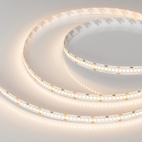 Лента светодиодная RT-A252-10mm 24V Warm3000 (11 W/m, IP20, 2835, 5m) (Arlight, Открытый)