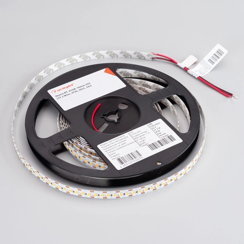 Лента светодиодная RT-A168-10mm 24V Day5000-CX2 (17.3 W/m, IP20, 2835, 5m) (Arlight, -)