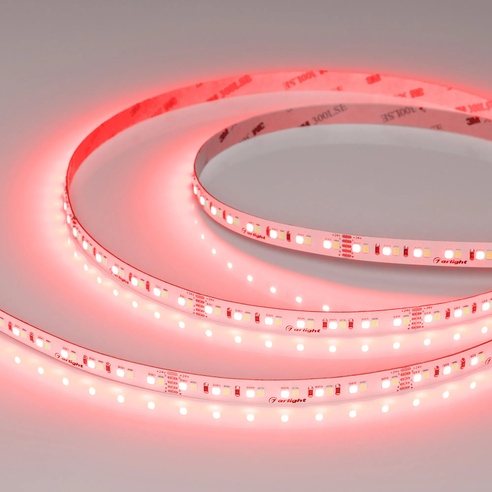 Лента RT-A168-10mm 24V RGBW-White (20 W/m, IP20, 5m) (Arlight, высок.эфф.150 лм/Вт)