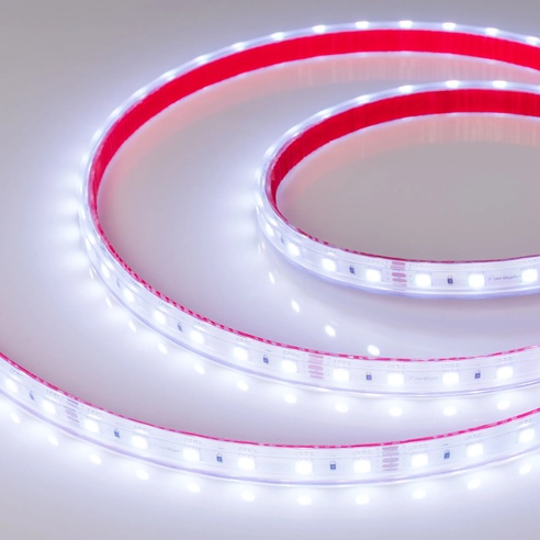 Лента светодиодная герметичная RTW-PS-B60-12mm 24V RGB (14.4 W/m, IP67, 5060, 5m) (Arlight, 14.4 Вт/м, IP67)