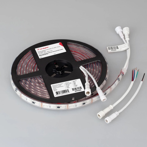 Лента светодиодная герметичная DMX-PS-B60-12mm 12V RGB-PX3 (14 W/m, IP67, 5060, 5m) (Arlight, -)