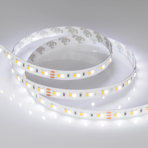 Лента светодиодная RT-A140-10mm 24V White-MIX (19.2 W/m, IP20, 2835, 5m) (Arlight, Изменяемая ЦТ)