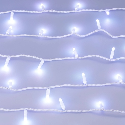 Светодиодная гирлянда ARD-STRING-CLASSIC-10000-WHITE-95LED-LIVE RGBW-DMX (24V, 10W) (Ardecoled, IP65)