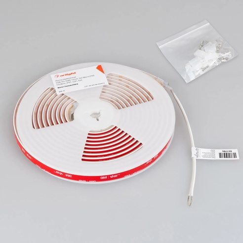 Лента светодиодная герметичная COB-PS-X480-12mm 24V Warm2700 (15 W/m, IP67, TWP100, 5m) (Arlight, -)