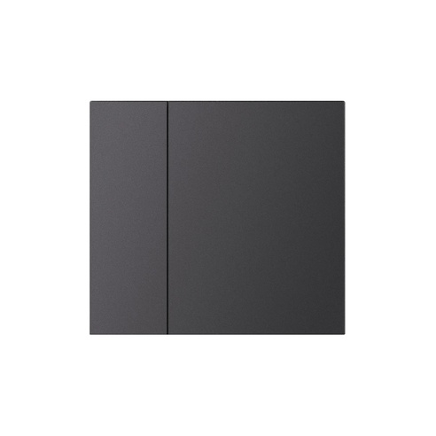 INTELLIGENT ARLIGHT Накладка панели KNX-23-2G-SUF Dark Grey (Backlightless) (IARL, IP20 Металл, 2 года)