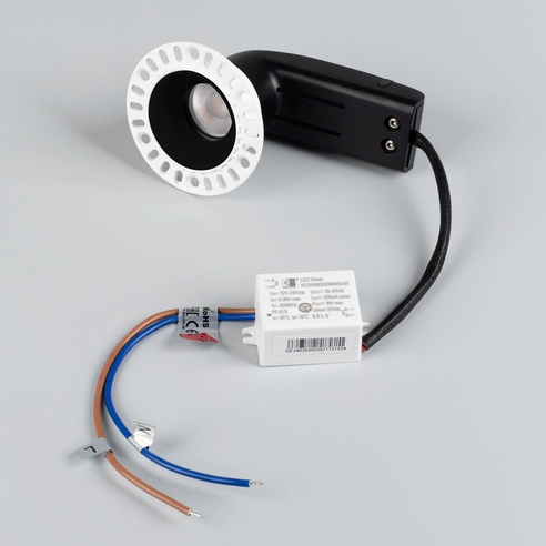 Светильник MS-RIALTO-TRIMLESS-R40-9W Warm2700 (BK, 36deg, 230V) (Arlight, IP20 Металл, 5 лет)
