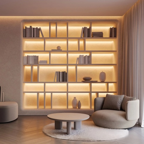 Профиль SL-SLIM-H13M-3000 WHITE (BY) (Arlight, Алюминий)