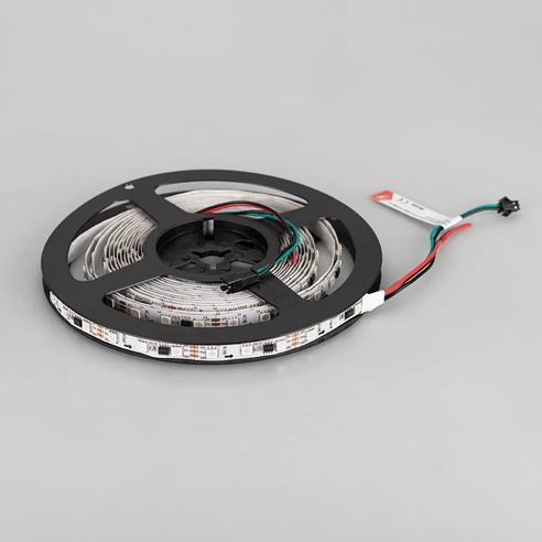 Лента светодиодная SPI-B60-10mm 12V RGB-PX3 (14.4 W/m, IP20, 5060, 5m) (Arlight, Открытый, IP20)