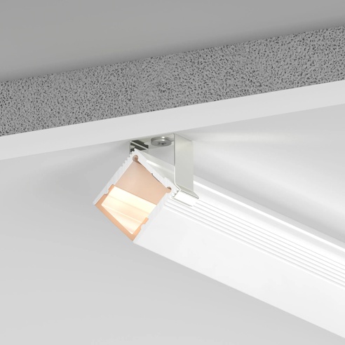Профиль SL-SLIM20-H20-3000 WHITE (BY) (Arlight, Алюминий)