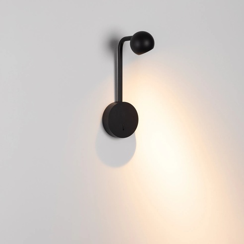 Светильник SP-OTTORI-LONG-WALL-6W Warm3000 (BK, 30 deg, 230V) (Arlight, IP20 Металл, 3 года)