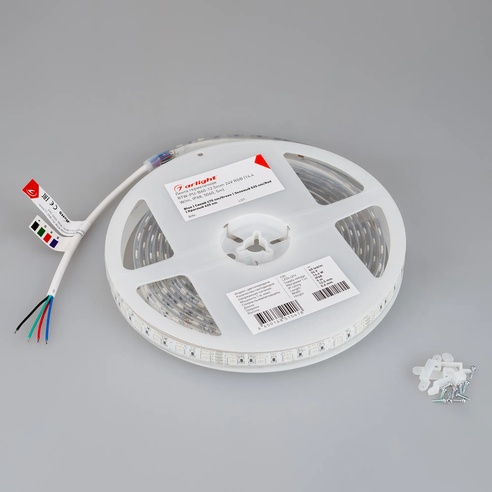 Лента светодиодная герметичная RTW-PU-B60-12.5mm 24V RGB (14.4 W/m, IP68, 5060, 5m) (Arlight, -)