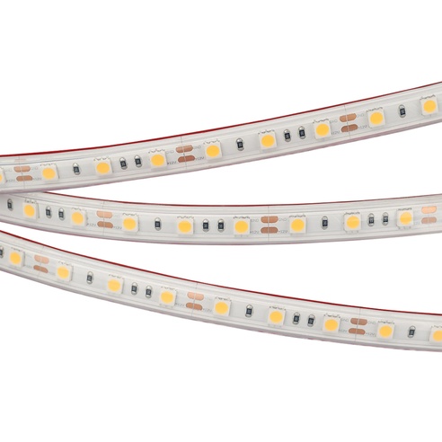 Лента светодиодная герметичная RTW-PS-B60-12mm 12V Warm3000 (14.4 W/m, IP67, 5060, 5m) (Arlight, 14.4 Вт/м, IP67)