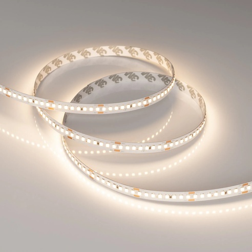 Лента светодиодная RT-A192-10mm 24V Warm3500 (17.6 W/m, IP20, 2835, 5m) (Arlight, высок.эфф.150 лм/Вт)