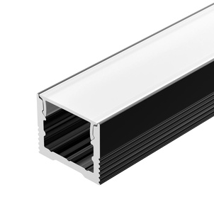 Профиль SL-SLIM-H13M-3000 BLACK (BY) (Arlight, Алюминий)