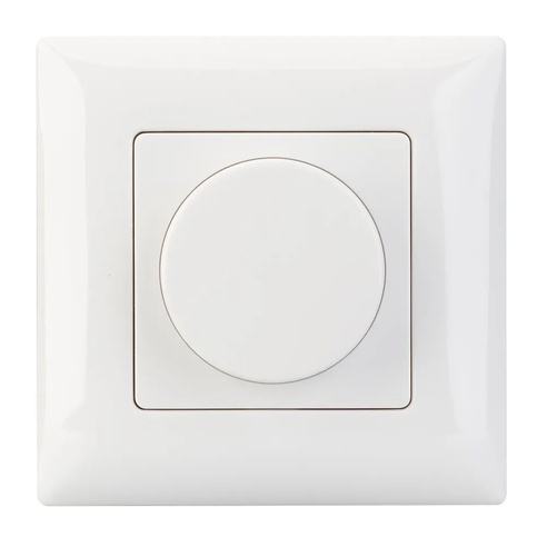 Панель SMART-P15-DIM-IN White (230V, 1A, TRIAC, Rotary, 2.4G) (Arlight, IP20 Пластик, 5 лет)