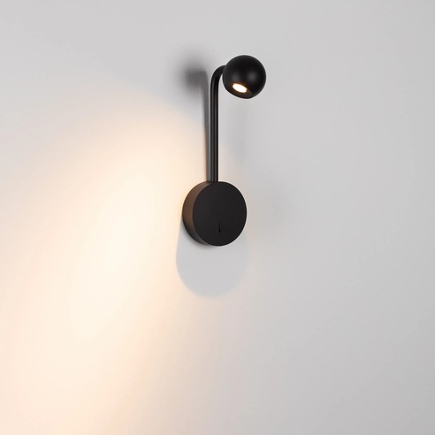 Светильник SP-OTTORI-LONG-WALL-6W Warm3000 (BK, 30 deg, 230V) (Arlight, IP20 Металл, 3 года)