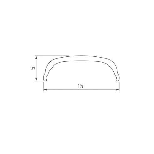 Экран ARH-BENT-W18-2000-Frost (Arlight, Пластик)