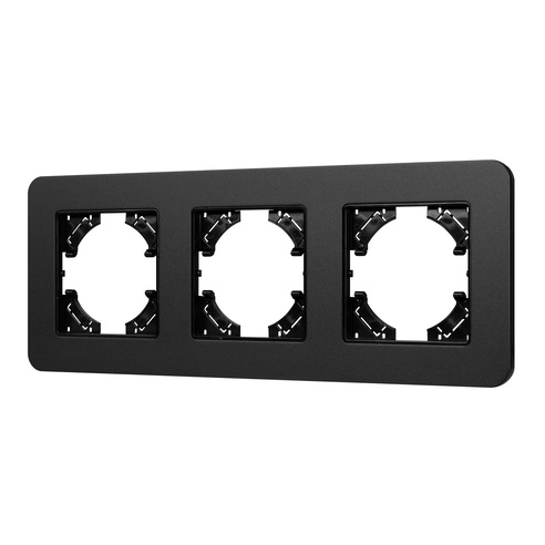 Рамка алюминиевая FRM-AKIRY-SFAL-3-BK (Arlight, -)