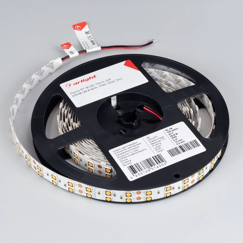 Лента светодиодная RT-B120-15mm 24V Day4000 CRI98 (28.8 W/m, IP20, 5060, 5m) (Arlight, 28.8 Вт/м, IP20)