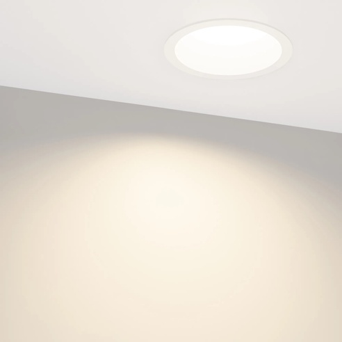 Светильник MS-DROP-BUILT-R137-24W Day4000 (WH, 90 deg, 230V) (Arlight, IP54 Металл, 5 лет)