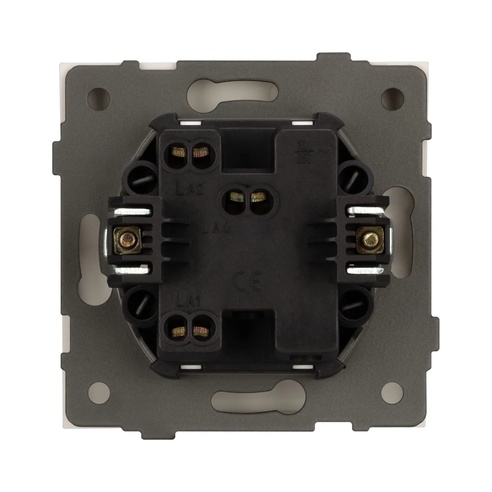 Механизм выключателя одноклавишный проходной SWT-TENDO-MKP1-SFPL-GD (230V, 10A) (Arlight, -)