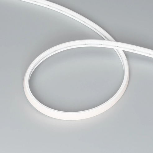 Лента светодиодная герметичная MOONLIGHT-TOP-X320-11x7mm 24V Warm2700 (10 W/m, IP65, CSP, 5m, wire x2) (Arlight, Силикон)