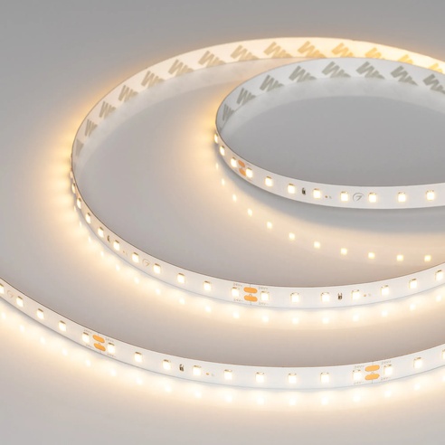 Лента светодиодная RT-A90-10mm 24V Warm2700 (4.8 W/m, IP20, 2835, 5m) (Arlight, высок.эфф.200 лм/Вт)