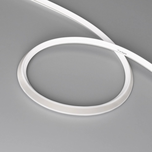Лента герметичная MOONLIGHT-3D-T-X544-10x10mm 24V Warm3000 (8 W/m, IP67, 5m, wire x1) (Arlight, Вывод боковой, 5 лет)