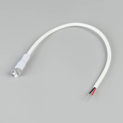 Коннектор питания ARL-WAVE-1615-CON-POWER-FEMALE-2PIN-WHT (Arlight, IP67 Пластик, 3 года)