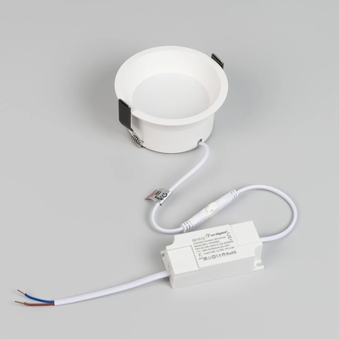 Светильник MS-BREEZE-BUILT-R104-12W Warm3000 (WH, 90 deg, 230V) (Arlight, IP20 Металл, 5 лет)