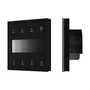 INTELLIGENT ARLIGHT Сенсорная панель SMART-DALI-301-11-4G-3SC-DT6 Черная (230V, встраиваемая, 2.4G) (IARL, IP20 Пластик, 5 лет)