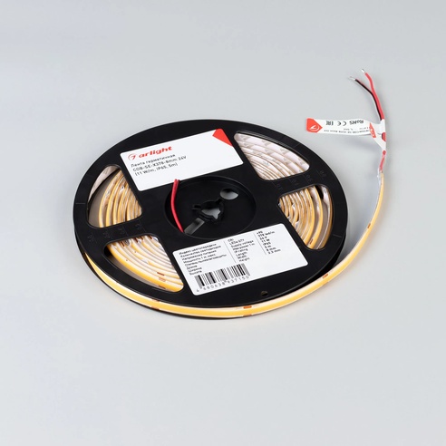 Лента герметичная COB-SE-X378-8mm 24V Day4000 (11 W/m, IP65, 5m) (Arlight, -)