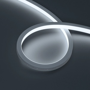 Лента герметичная MOONLIGHT-TOP-X320-13x12mm 24V White6000 (5 W/m, IP67, sauna, 15m, wire x2) (Arlight, Вывод вниз, 3 года)