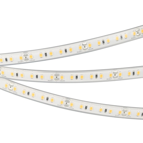 Лента светодиодная герметичная RTW-PU-A120-10.5mm 24V Day4500 (16.8 W/m, IP68, Wire 2m, 5m) (Arlight, -)