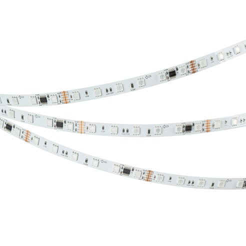 Лента светодиодная DMX-B60-10mm 24V RGB-PX6 (14 W/m, IP20, 5060, 5m) (Arlight, -)