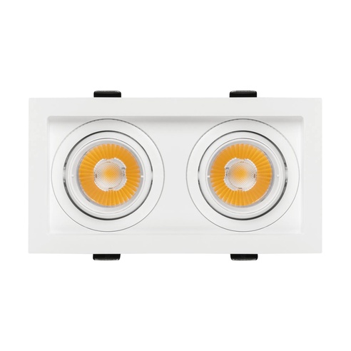 Светильник MS-VORTEX-BUILT-S170x90-2x12W Warm3000 (WH-WH, 20 deg, 230V) (Arlight, IP20 Металл, 5 лет)