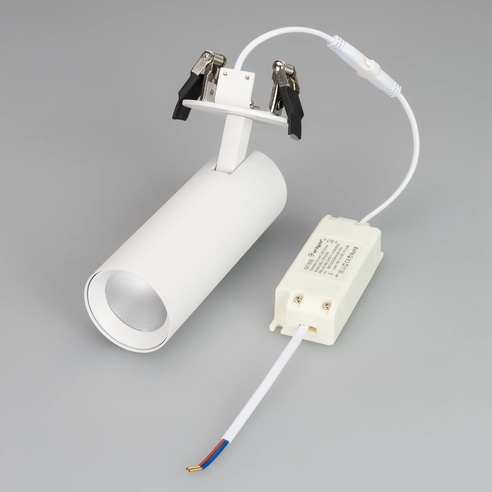 Светильник LGD-LUMOS-R55-16W Warm3000 (WH, 25 deg, 230V) (Arlight, IP20 Металл, 3 года)