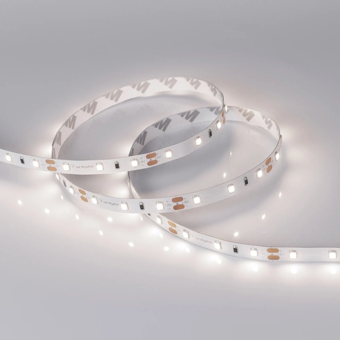 Лента светодиодная RT-A60-8mm 12V Day4000 CRI98 (4.8 W/m, IP20, 2835, 5m) (Arlight, Открытый)