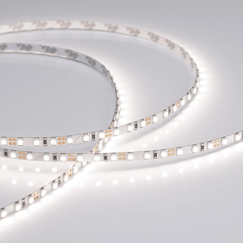 Лента светодиодная RT-A120-5mm 12V Day4000 (9.6 W/m, IP20, 2835, 5m) (Arlight, узкая)