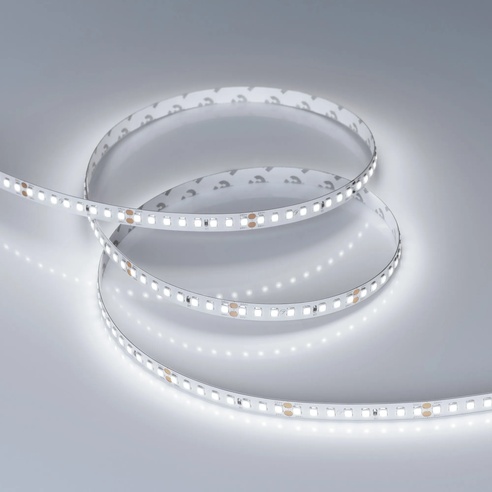 Лента светодиодная RT-A160-8mm 24V White6000 (12 W/m, IP20, 2835, 5m) (Arlight, высок.эфф.150 лм/Вт)