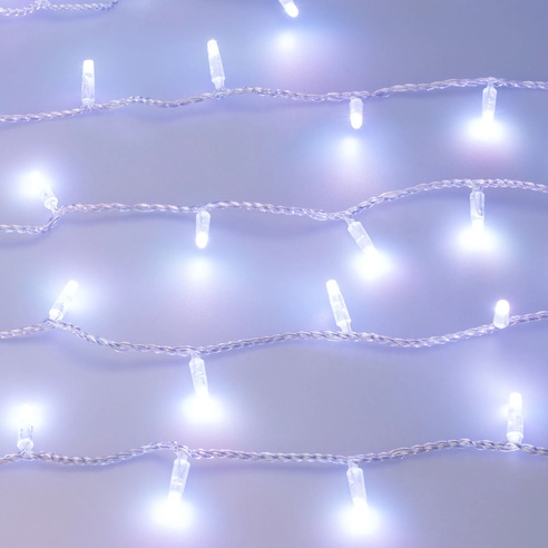 Светодиодная гирлянда ARD-STRING-CLASSIC-10000-CLEAR-100LED-LIVE RGB-DMX (24V, 10W) (Ardecoled, IP65)