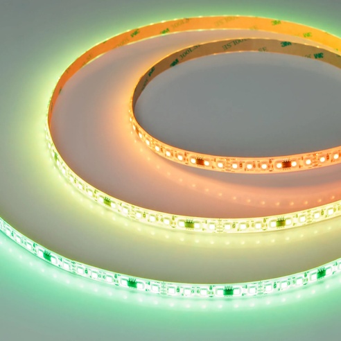 Лента светодиодная герметичная SPI-SE-A120-10mm 24V RGB-PX6-BPT (23 W/m, IP65, 2835, 5m) (Arlight, бегущий огонь)