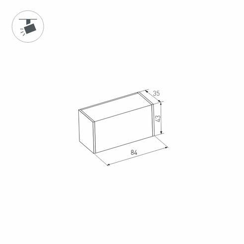 Светильник MAG-LASER-45-L84-3W Day4000 (BK, 15 deg, 24V) (Arlight, IP20 Металл, 3 года)